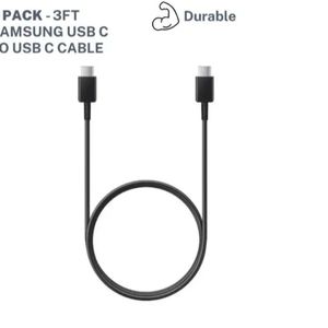 1 USB Type C charger cable (Random Color) 3ft